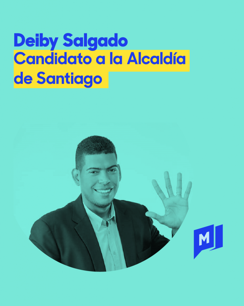 ¿Quién es Deiby Salgado, el candidato a alcalde de Santiago?